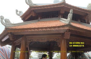 Chòi bát giác đường kính chòi 4,5m